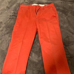 J crew orange chino